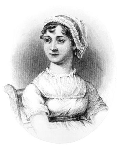 Portrait of Jane Austen by English School